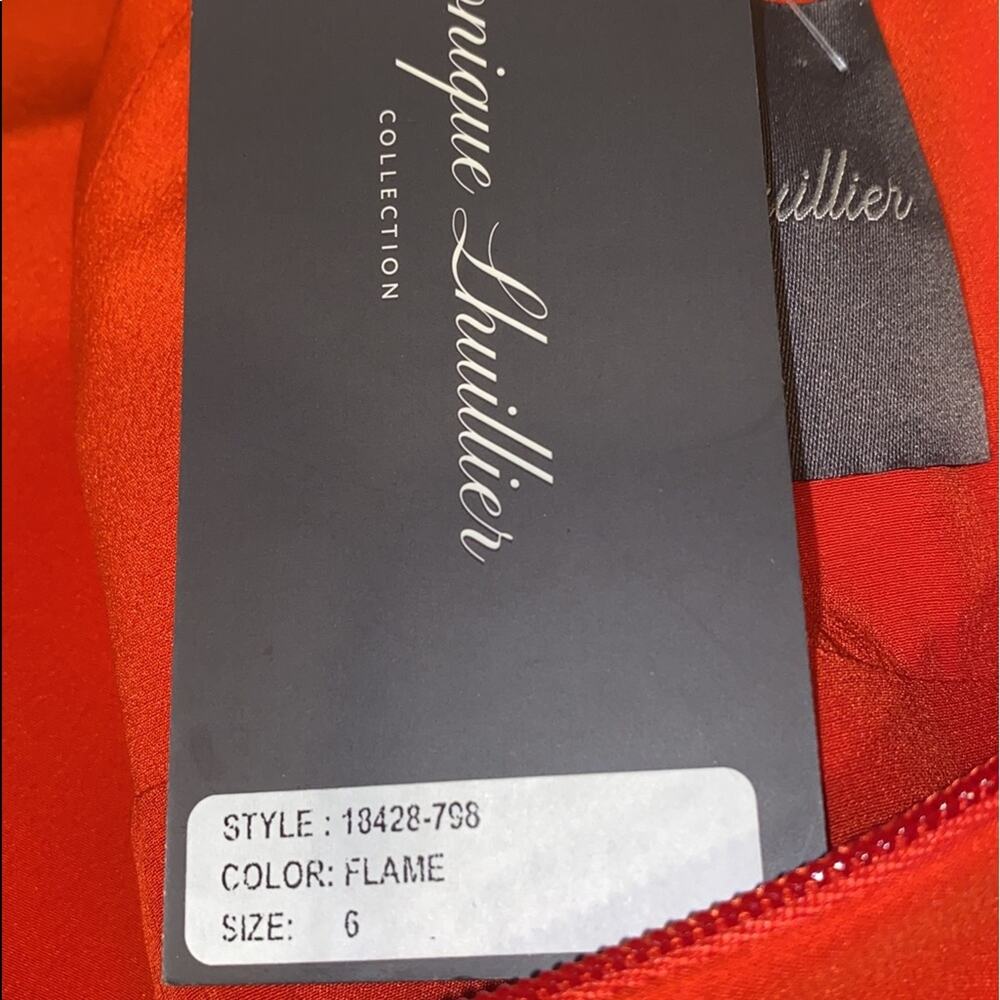 MONIQUE LHUILLIER JACQUARD DRESS - Picture 13 of 16